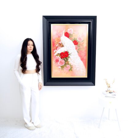 Amore e Pavone Bianco – Hudsadayuth | 60 x 90 cm La Galleria d'Arte 2025-01-22