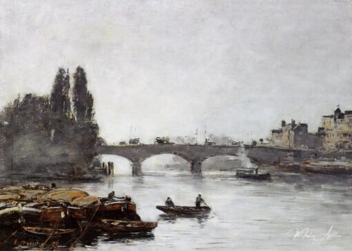 Rouen, il Ponte Corneille, Effetto Nebbia – Eugène Boudin Eugène Boudin 2025-05-31