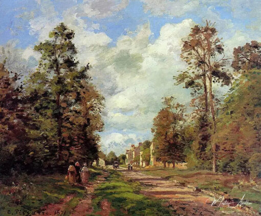 Strada di Louveciennes alla periferia – Camille Pissarro Camille Pissarro 2025-05-20
