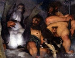Allegoria degli elementi, dell’universo e dei segni zodiacali, dettaglio di Nettuno e Tritone con Ce – Caravaggio Caravaggio 2025-04-18