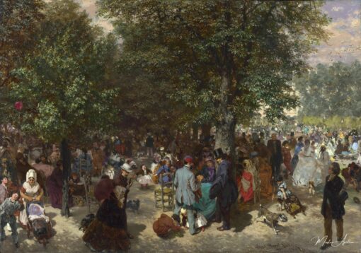Pomeriggio nei giardini delle Tuileries – Adolph von Menzel Adolph von Menzel 2025-06-01