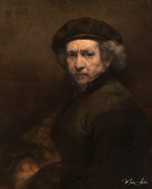 Autoritratto con berretto e col diritto – Rembrandt van Rijn Rembrandt van Rijn 2025-05-01