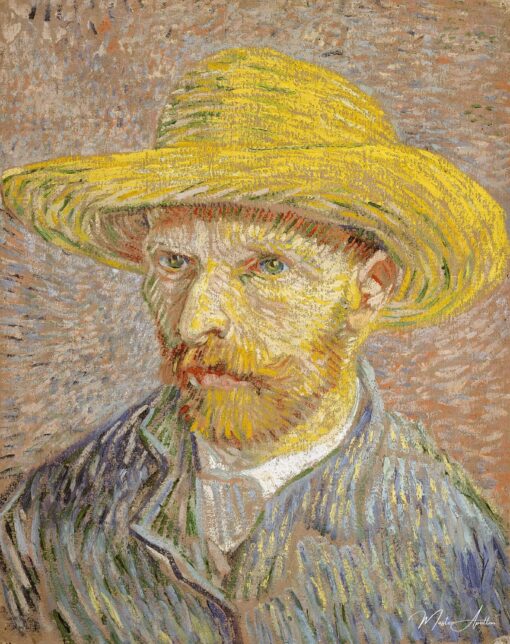 Autoritratto con cappello di paglia, 1887 – Van Gogh Serie di autoritratti di Vincent van Gogh 2025-04-16
