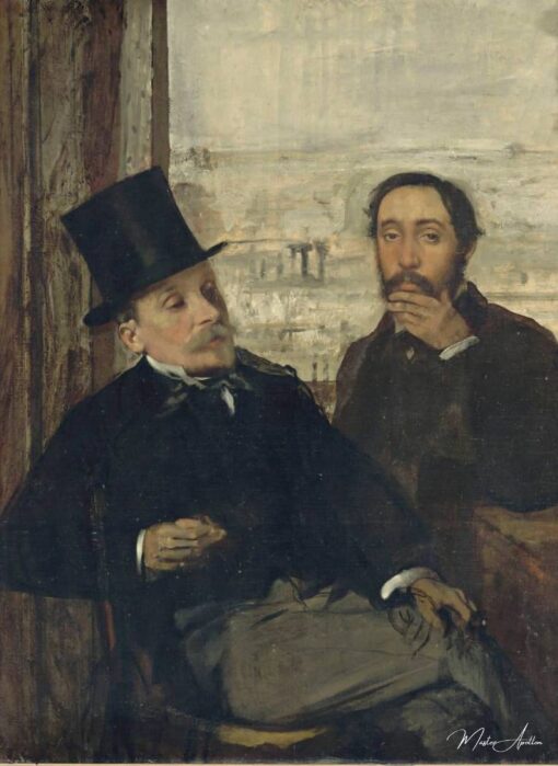 Autoritratto con Evariste de Valernes (1816-96) – Edgar Degas Edgar Degas 2025-05-01
