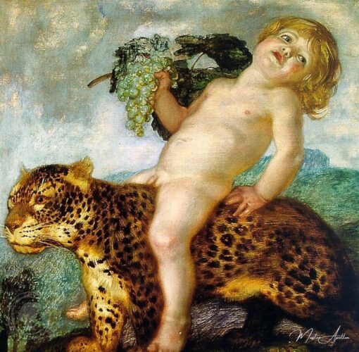 Bacco Bambino Che Sale Su Una Pantera – Franz Von Stuck Franz von Stuck 2025-05-03