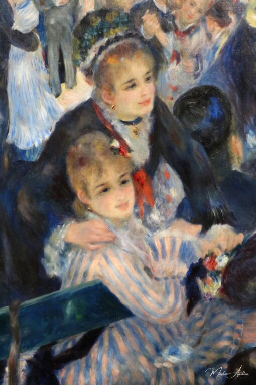 Ballo al Moulin de la Galette, dettaglio di due donne sedute – Pierre-Auguste Renoir Pierre-Auguste Renoir 2025-05-03
