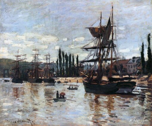 Bateaux a Rouen – Claude Monet Claude Monet 2025-05-04
