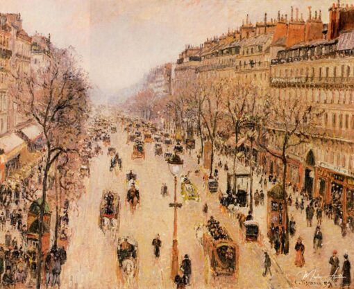Boulevard Montmartre Mattina, tempo grigio – Camille Pissarro Camille Pissarro 2025-05-07