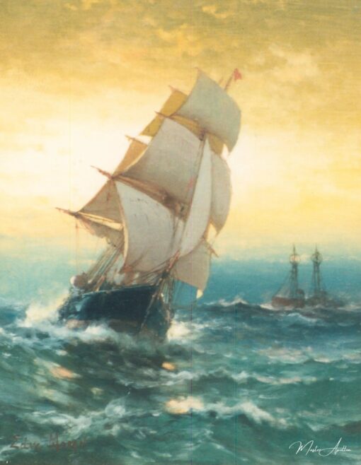 Brigantino di Sandy Hook, c. 1870 – Edward Moran Edward Moran 2025-05-08