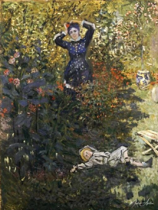 Camille e Jean Monet nel giardino di Argenteuil – Claude Monet Claude Monet 2025-05-16