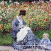 Camille Monet et l’enfant au jardin - Claude Monet - Reproductions de tableaux et peintures haut de gamme