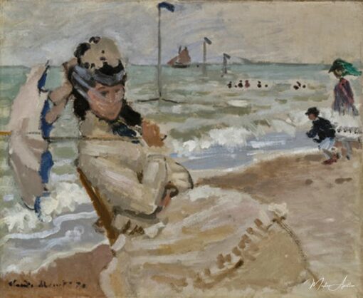 Camille sulla spiaggia di Trouville – Claude Monet Claude Monet 2025-05-16