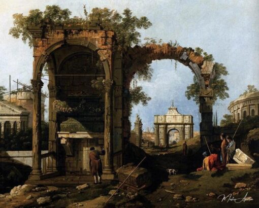 Capriccio con rovine e edifici classici, verso il 1760 (olio su tela) – Giovanni Antonio Canal Giovanni Antonio Canal 2025-06-01
