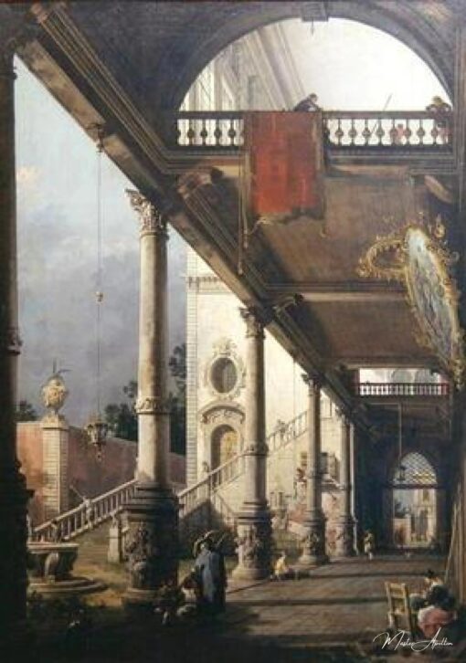 Capriccio di una colonnata, 1765 (olio su tela) – Giovanni Antonio Canal Giovanni Antonio Canal 2025-06-01