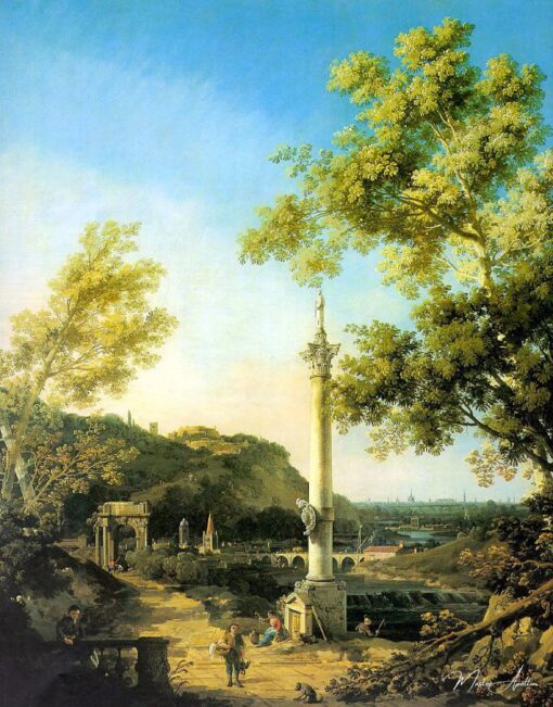 Capriccio: Paesaggio di fiume con una colonna – Giovanni Antonio Canal Giovanni Antonio Canal 2025-06-01