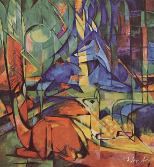 Cervo nella foresta II – Franz Marc Franz Marc 2025-05-18