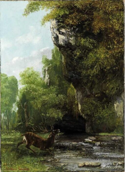 Cervo in difficoltà – Gustave Courbet Gustave Courbet 2025-05-17
