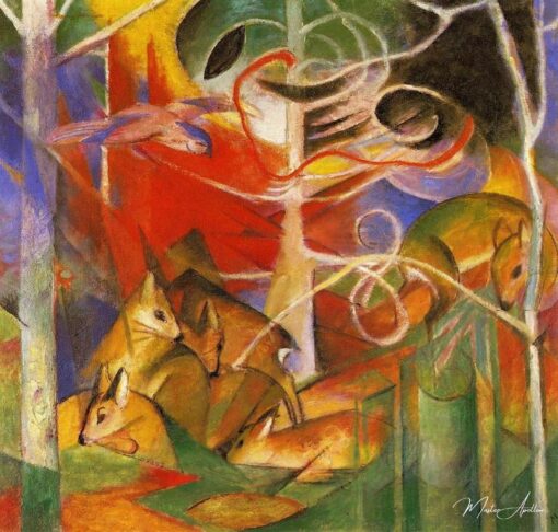 Cervi nella foresta I – Franz Marc Franz Marc 2025-05-18