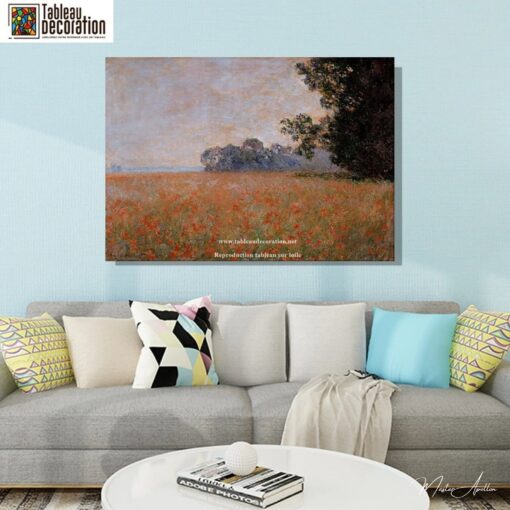 Campo di avena con papaveri – Dipinto di Monet Claude Monet 2025-04-30 6