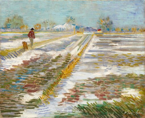 Campi innevati ad Arles – Van Gogh Vincent Van Gogh 2025-05-02 2