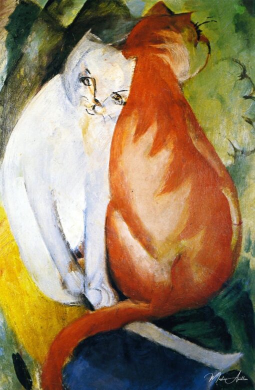 Chats, rosso e bianco – Franz Marc Franz Marc 2025-05-18
