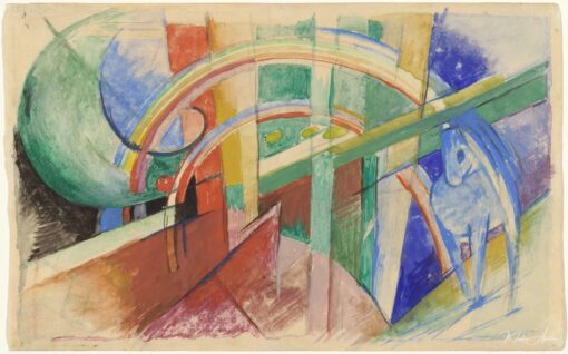 Cavallo blu con arcobaleno – Franz Marc Franz Marc 2025-05-18