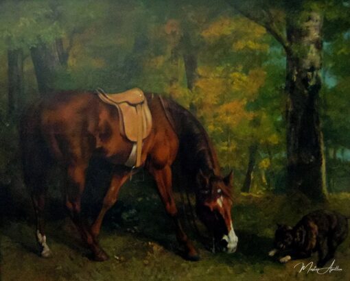 Cavallo nella foresta – Gustave Courbet Gustave Courbet 2025-05-17