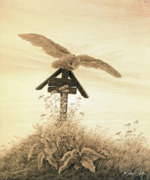 Gufo su una croce funeraria – Caspar David Friedrich Caspar David Friedrich 2025-06-02