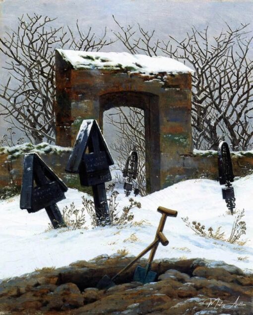 Cimitero sotto la neve – Caspar David Friedrich Caspar David Friedrich 2025-06-02