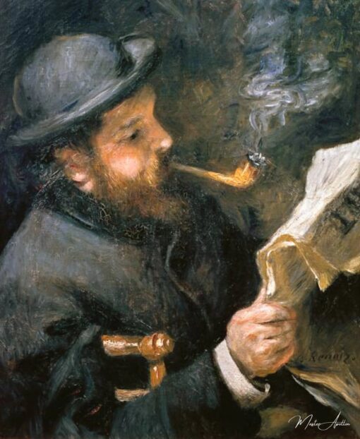 Claude Monet che legge un giornale – Pierre-Auguste Renoir Pierre-Auguste Renoir 2025-05-22