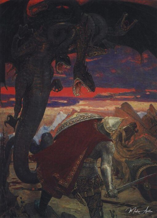 Combattere Dobrynya Nikitich con il serpente a sette teste Idra – Viktor Vasnetsov Viktor Vasnetsov 2025-04-18