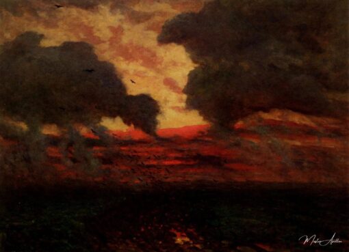 Corvi, sera di tempesta – Jules Breton Jules Breton 2025-05-19