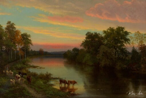 Tramonto con mucche – John Frederick Kensett John Frederick Kensett 2025-05-07