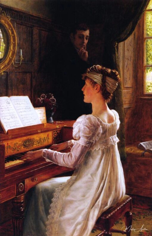 Corteggiare, 1903 – Edmund Leighton Edmund Leighton 2025-05-27