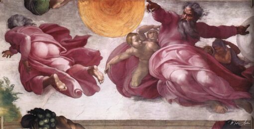 Creazione delle stelle e delle piante – Michelangelo Michelangelo 2025-05-16