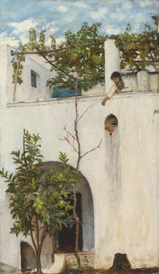 Dama su un balcone, Capri – John William Waterhouse John William Waterhouse 2025-05-19