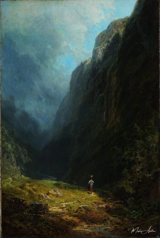 Nella alta valle alpina (paesaggio con il monte Wendelstein) – Carl Spitzweg Carl Spitzweg 2025-05-19