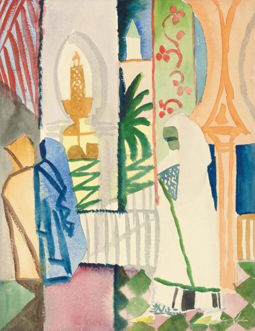 Nella sala del tempio – August Macke August Macke 2025-05-11