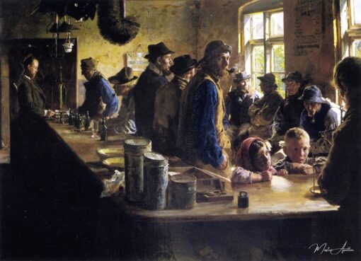 Nel negozio durante una pausa dalla pesca – Peder Severin Kroyer Peder Severin Krøyer 2025-04-29