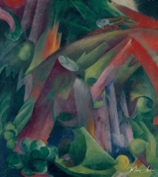 In una foresta con un uccello – Franz Marc Franz Marc 2025-05-09