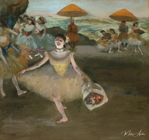 Danzatrice con bouquet, che saluta sul palco – Edgar Degas Edgar Degas 2025-04-25 2