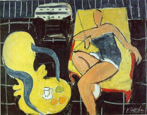 Danzatrice e poltrona rocaille su fondo nero – Matisse Henri Matisse 2025-05-16