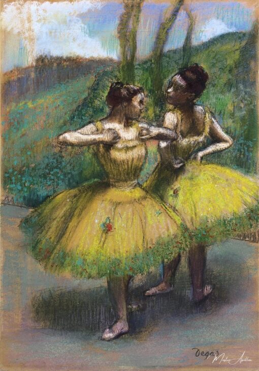 Danzatrici gonne gialle (Due danzatrici in giallo) – Edgar Degas Edgar Degas 2025-05-16