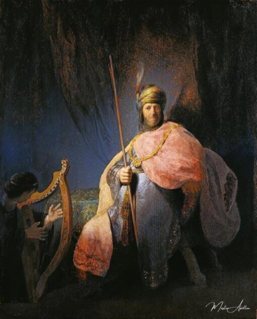David che suona l’arpa davanti a Saul – Rembrandt van Rijn Rembrandt van Rijn 2025-05-19