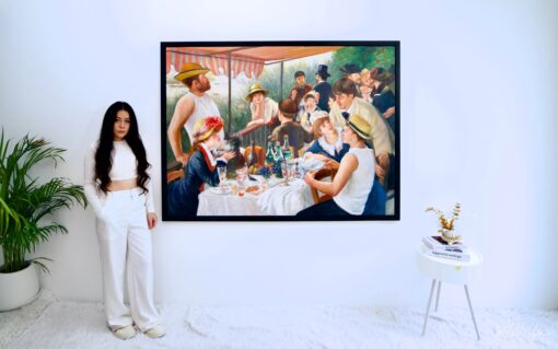 Colazione dei Canottieri (Renoir) – Riproduzione Alpha | 160 x 120 cm Pittura Originale in Vendita 2025-04-28 25