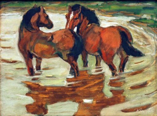 Due cavalli nella sovrabbondanza – Franz Marc Franz Marc 2025-05-18