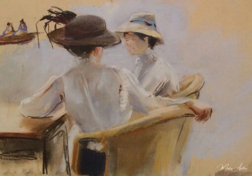 Due dame al bordo dell’acqua (pastello su carta) – Max Liebermann Max Liebermann 2025-05-19