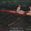 En canot sur l'Epte - Tableau Monet - Reproductions de tableaux et peintures haut de gamme