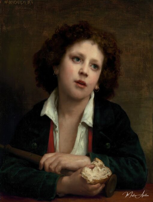 Bambino italiano che tiene una crosta di pane – William Bouguereau William Bouguereau 2025-05-03