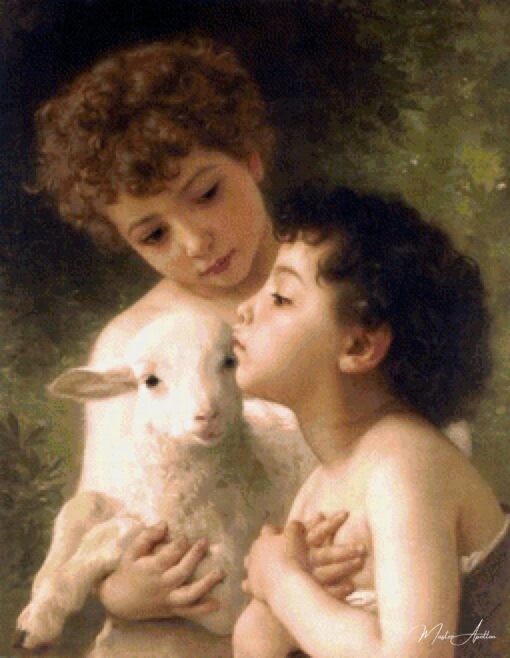 Bambini con agnello – William Bouguereau William Bouguereau 2025-05-03